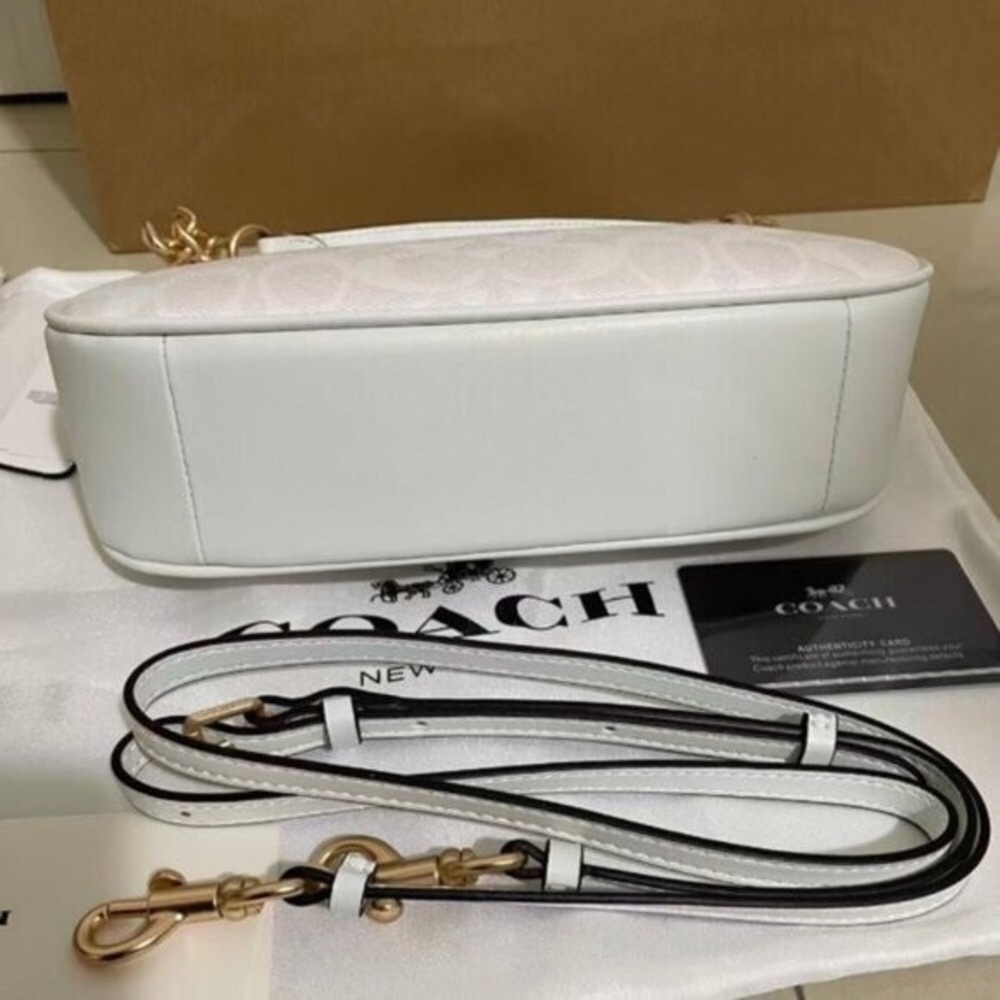 🍭Coach Teri Shoulder Bag In Signature Canvas - Picture 4 of 7